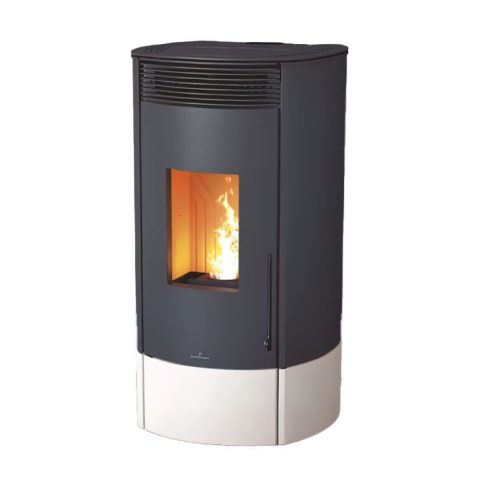 Mila Pelletofen 11 kW mit WiFi – Luft-Heizung, Wirkungsgrad bis 95 %