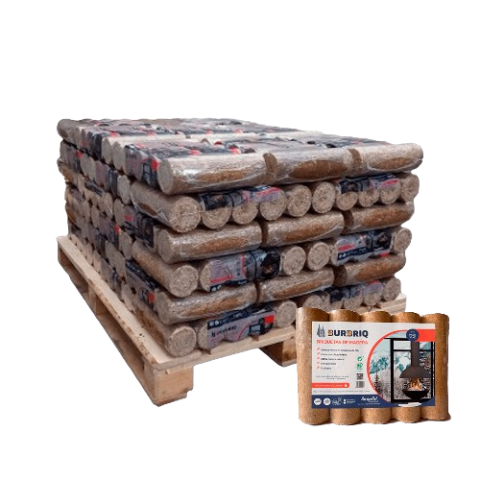 BURBRIQ Holzbriketts – 52 Pakete à 5 Stück
