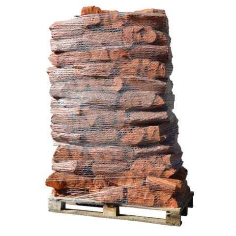 Brennholzpalette Eiche, ultra-trocken – Für große Öfen, inkl. Anzündwürfel