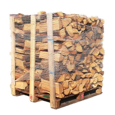 4er-Palettenset Brennholz, 40 cm – Weißeiche und Buche/Hainbuche