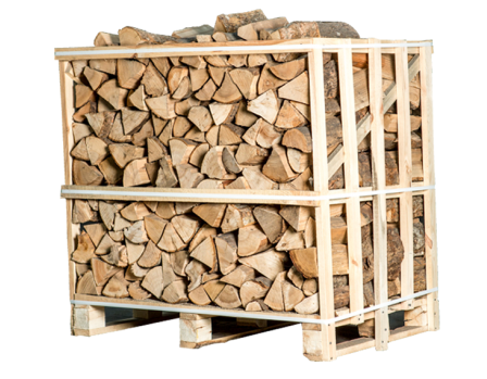 Brennholzpalette Esche, 25 cm – Kundenliebling, ofengetrocknet